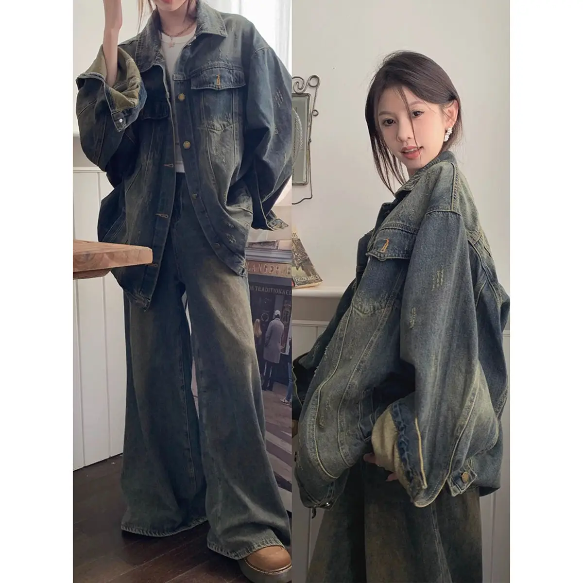 

Женские осенние куртки 2022, красочные, уютные, прочные, с металлической пряжкой, в клетку, из овечьей шерсти, универсальная жаккардовая одежда