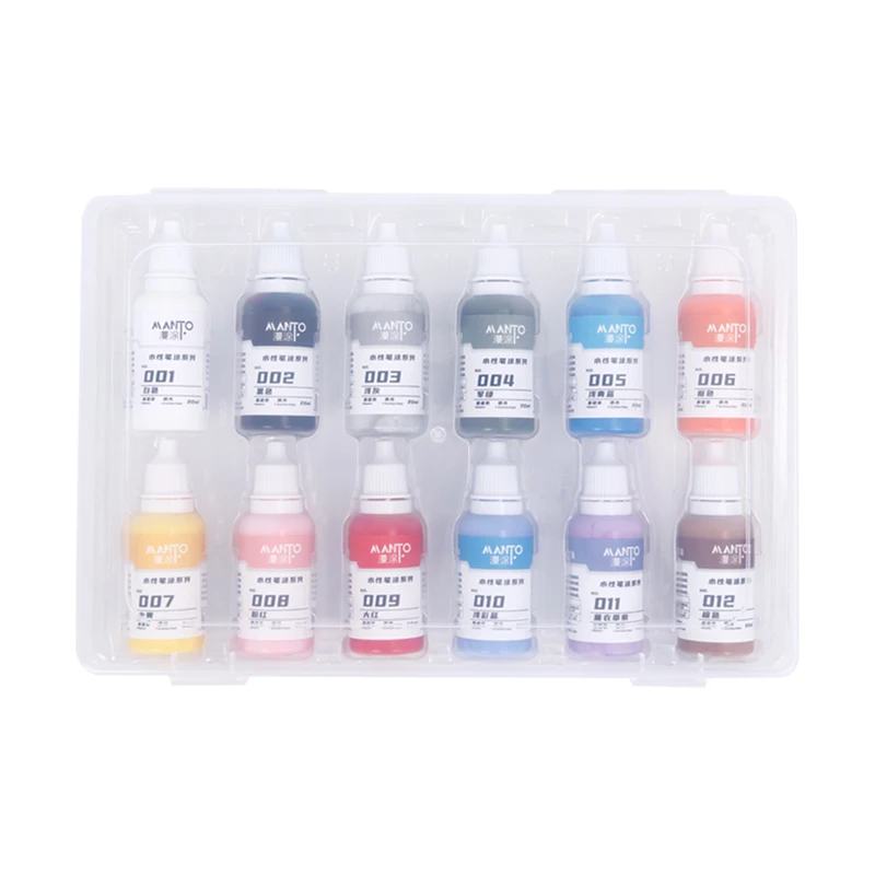 

Лаковая краска Водная ручная роспись Раскраска Краска Цветная модель Инструменты Костюм в штучной упаковке