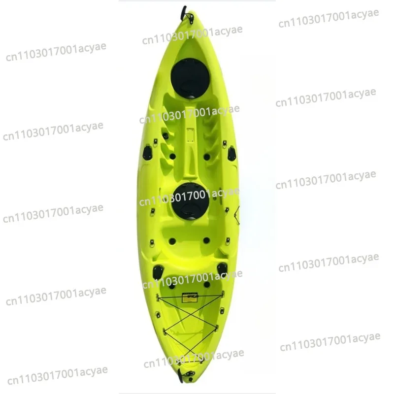 Single platform boat, single kayaker 2.9m single boat, rotational molding kayak, plastic hard boat