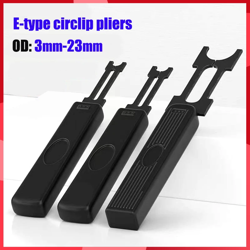 Meson Fork Retaining Ring Pliers, Heavy Duty ETH E-Type Circlip Tool, Practical Snap Ring Fork Pliers for Hardware Repair
