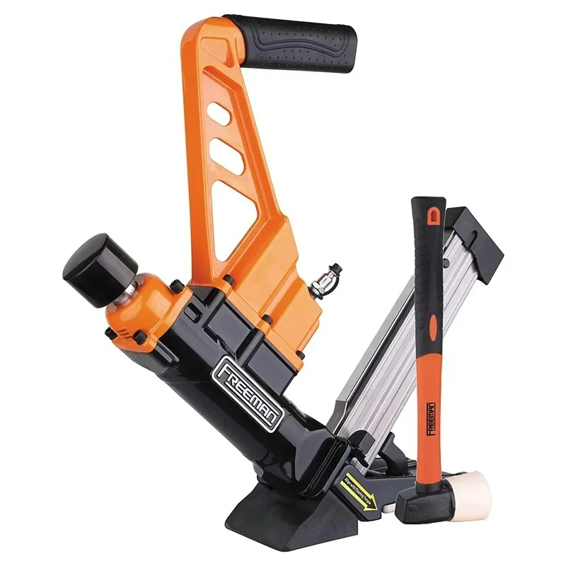 Pneumatic 2 Inch 15.5/16 Gauge 3-in-1 Tongue and Groove Manual Hardwood Flooring Nailer & Stapler OEM FL50ULT