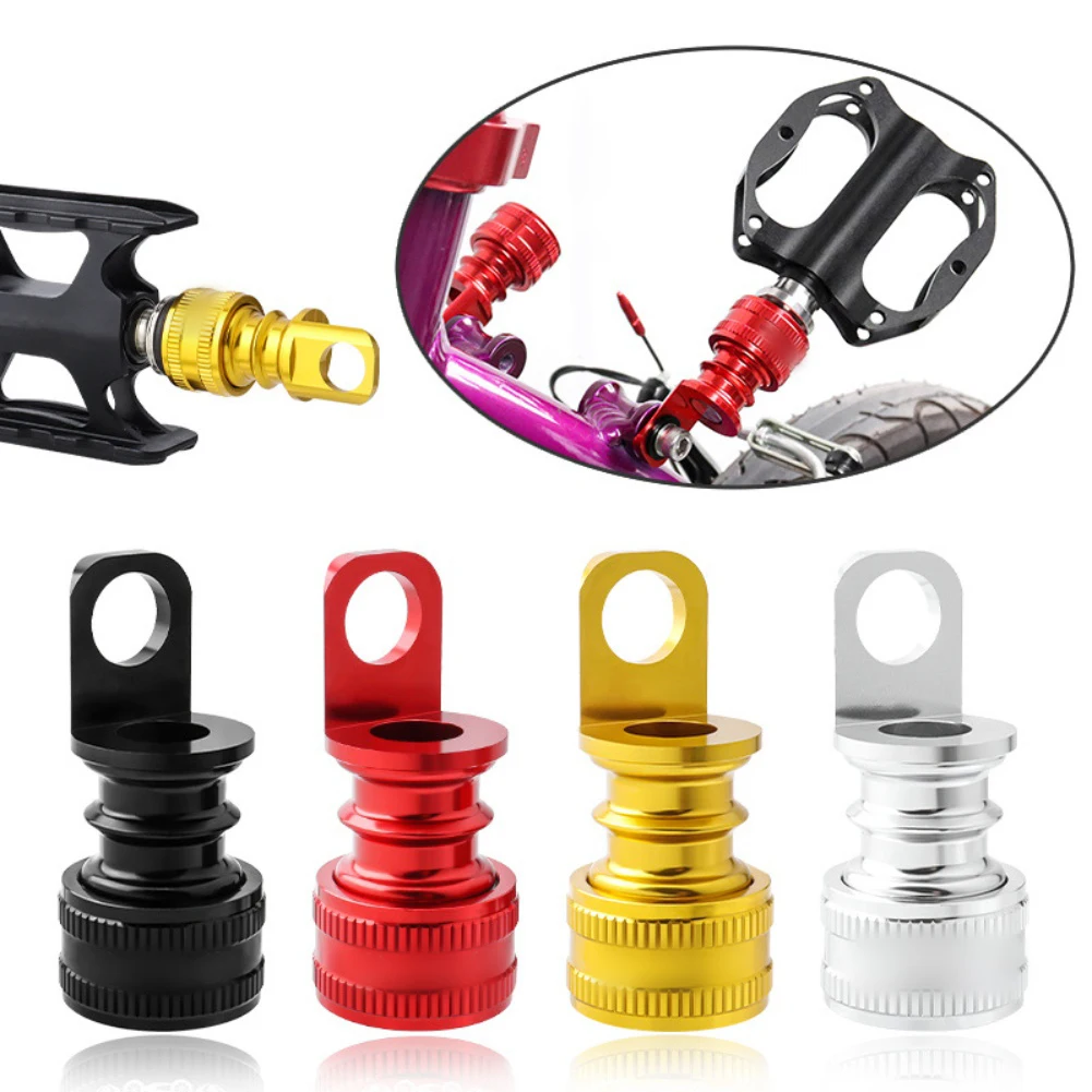 Lightweight Bicycle Pedal Accessories Bicycle Accessories Quick Release Buckle Various Color Choices Adaptable To M5 Screw Holes