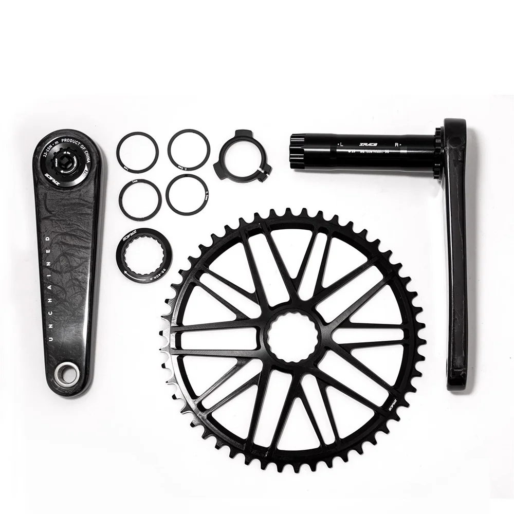 

Folding bicycle carbon fiber crankset 165mm 50T for Brompton bike crankset 385g