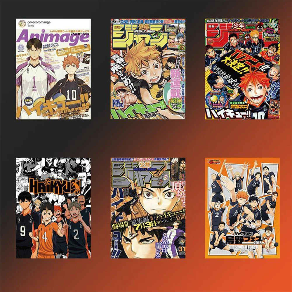 10/30/60pcs Anime Haikyuu Cool poster adesivi decalcomanie giocattoli per bambini fai da te Notebook frigorifero Laptop impermeabile Caratoon Graffiti Sticker