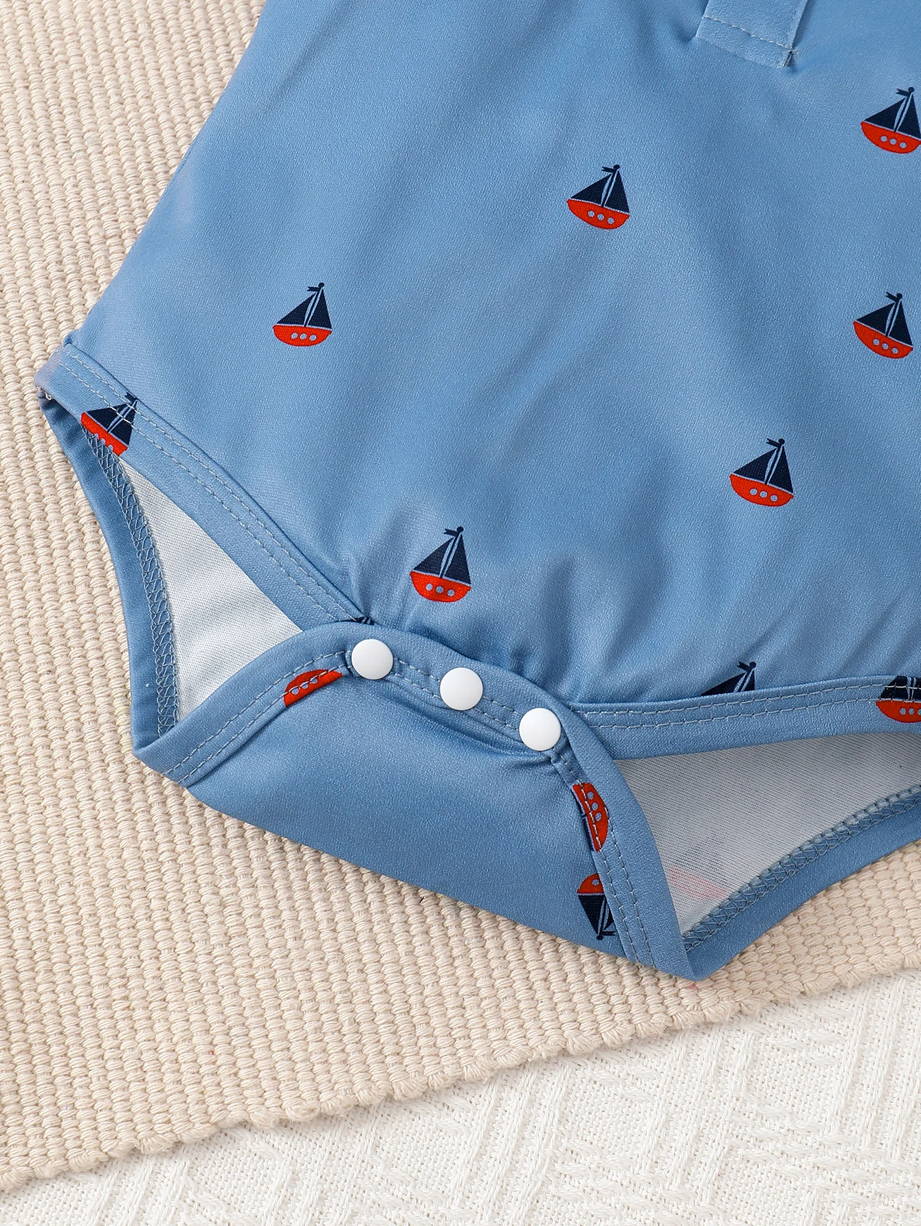 Short Sleeve Gentleman\'s Small Suit For Baby Boys Summer Lapel Blue Triangle Khaki With Shorts And Bow Handsome Two-Piece Suit