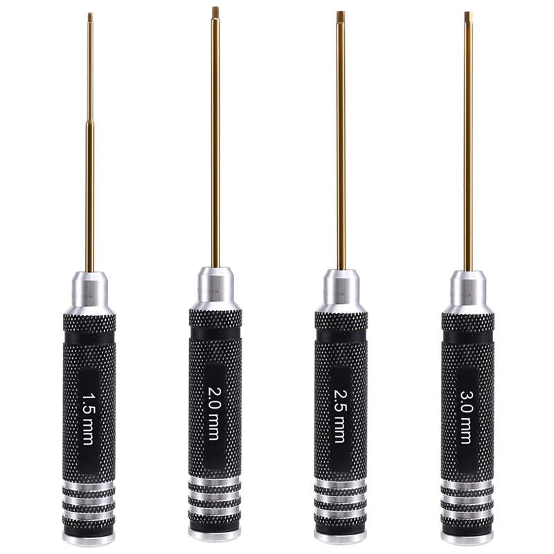 4PCS Hex Screw Driver Screwdriver Set Ship Model Tools For Helicopter Aircraft Car Boat Screwdriver