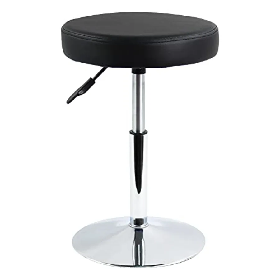 Short Shop Stool - Height Adjustable Swivel Chair Stool for OfficeSPA Salon Manicure and Tattoo Stations Small