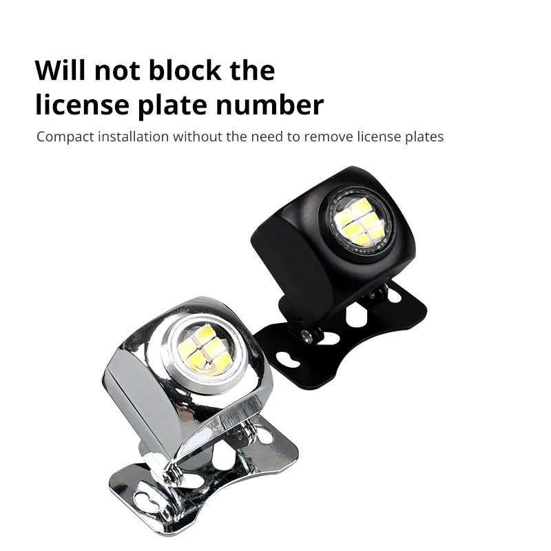 12V Super Bright LED Car Reverse Light Waterproof White Reversing Warning Lamp Auto Parking Backup Tail Light Modified Bulb