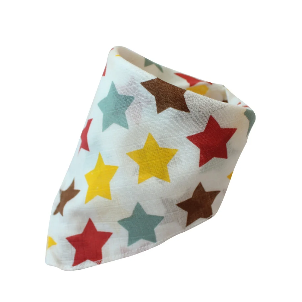 

Baby Muslin Cotton Triangle Bibs Infant Bandana Drool Bibs Newborn Burp Cloths Baby Feeding Apron Saliva Towel Baby Stuff