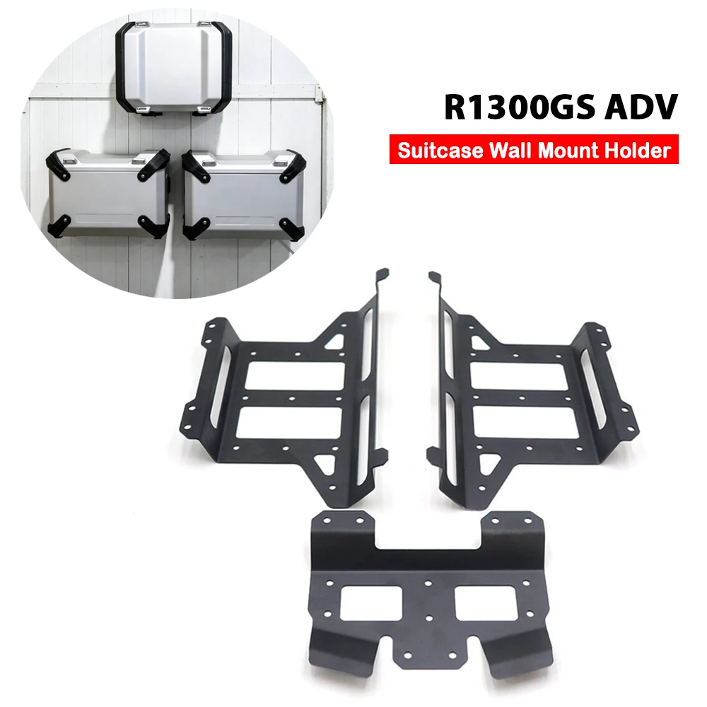 For BMW R1300GS Adventure Wall Mount Bracket R 1300 GS ADV OEM Side Pannier Suitcase Holder Luggage Tail Box Wall Storage Rack