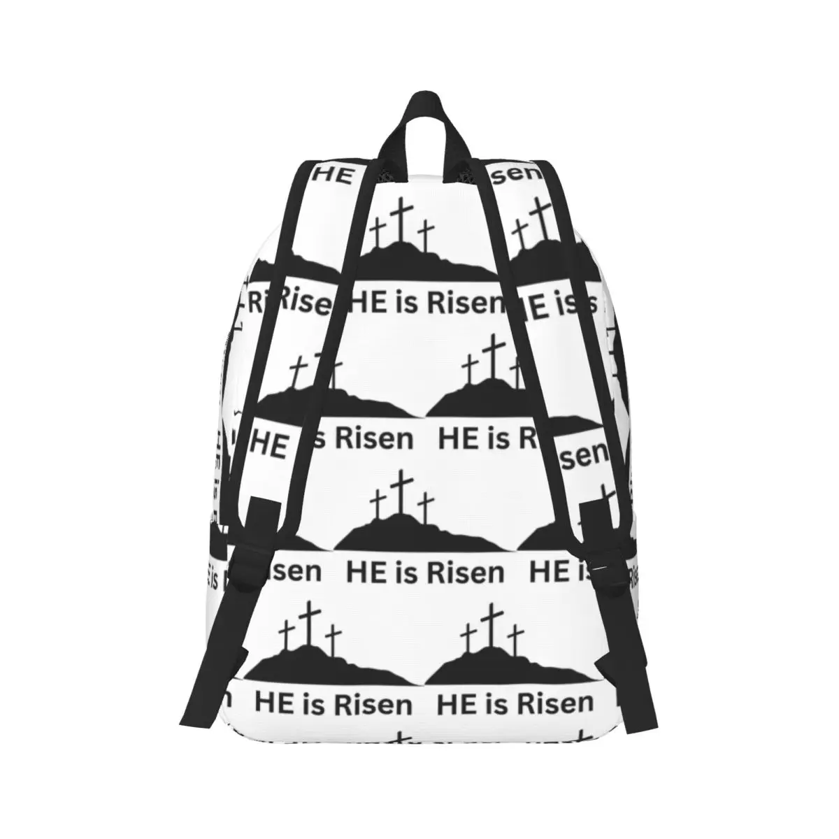 He Has Risen Backpack Daypack Large Capacity Kids BookBag School Bag Shoulder Bags for Men Women