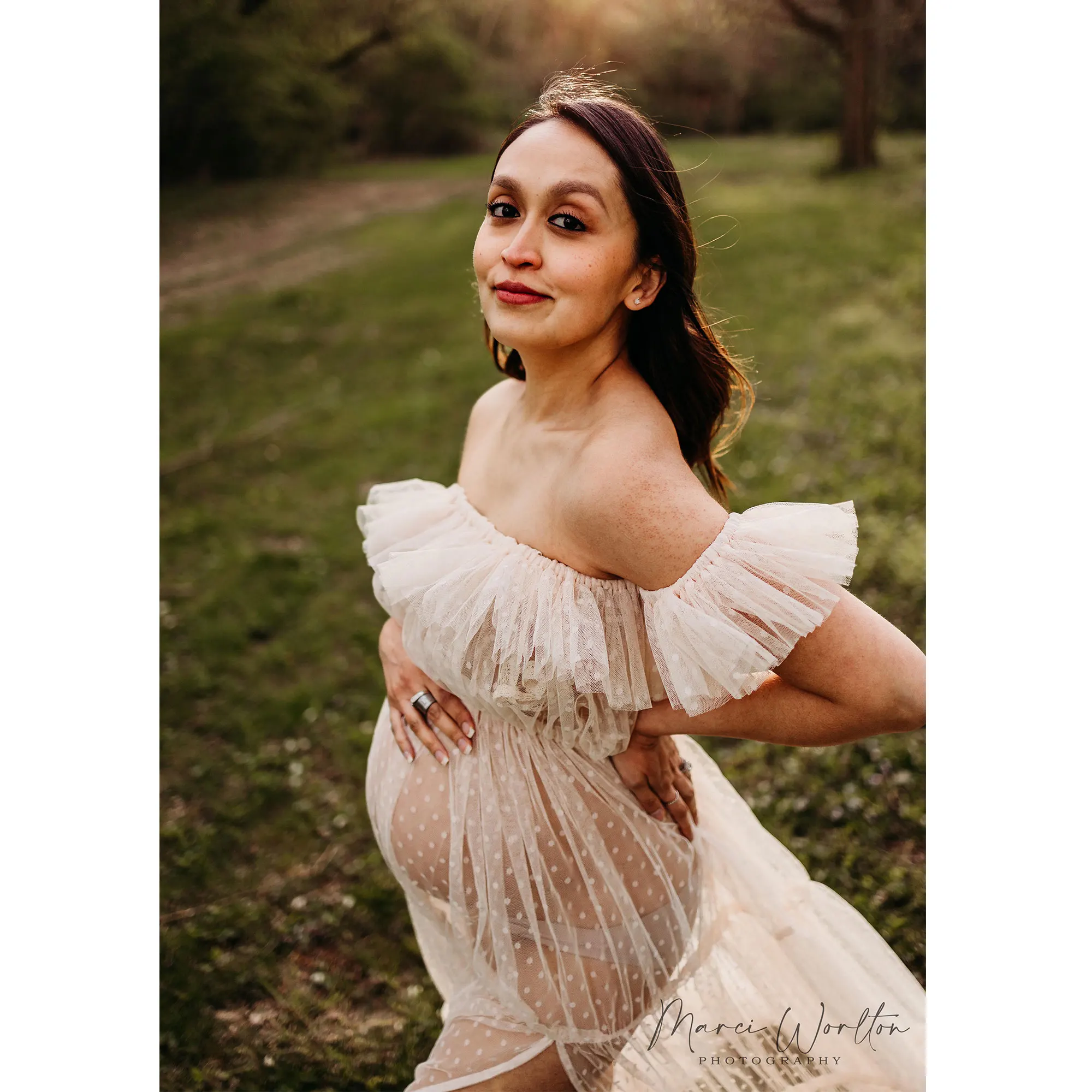 Don&Judy Long Maternity Dresses Photography Boho Wedding Gowns Bridal Pregnancy Women for Baby Shower Beach Photo Shooting Props