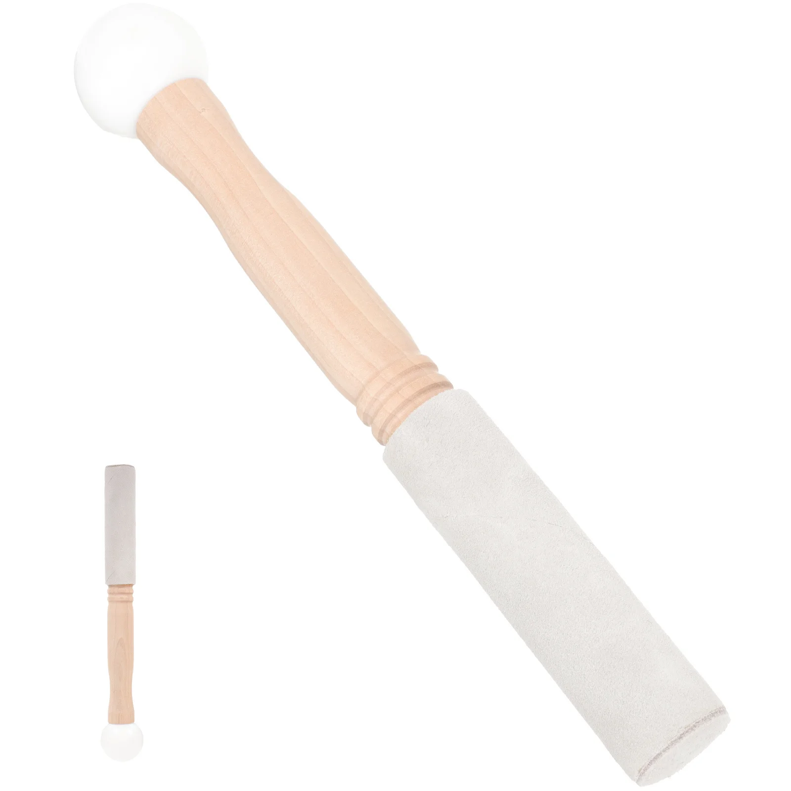 التبت خشبية جرس الموسيقى مطرقة دائم مصقول قبضة مريحة للتأمل اليوغا بوذا وعاء الصوت التبت يطرق عصا #3