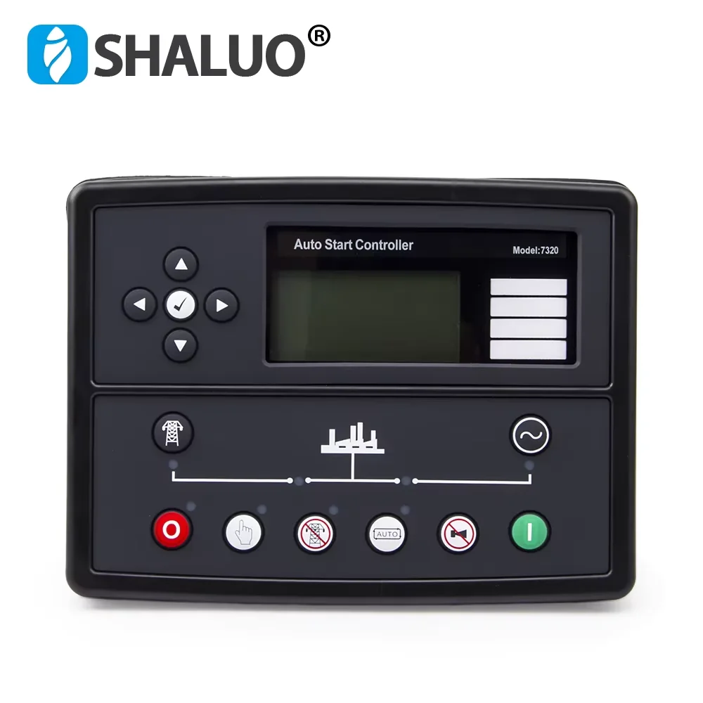 Good 7320 Diesel Generator Controller Panel LCD Display AMF Auto Start Remote Control Module Compatible With Original 7320 MKII