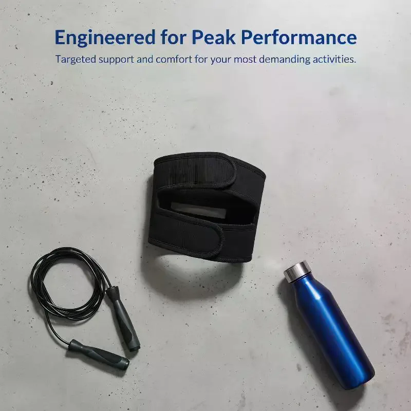 Suporte para Joelho com Faixa para Tendão Patelar, Manga de Compressão Ajustável com Absorção de Impacto para Basquete e Corrida