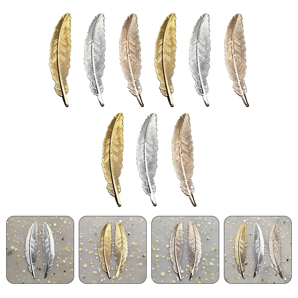 

1Pcs Metal Leaf Durable Practical Manicure Nail Salon Photo Props Stylish Home DIY Decoration Ornaments Display