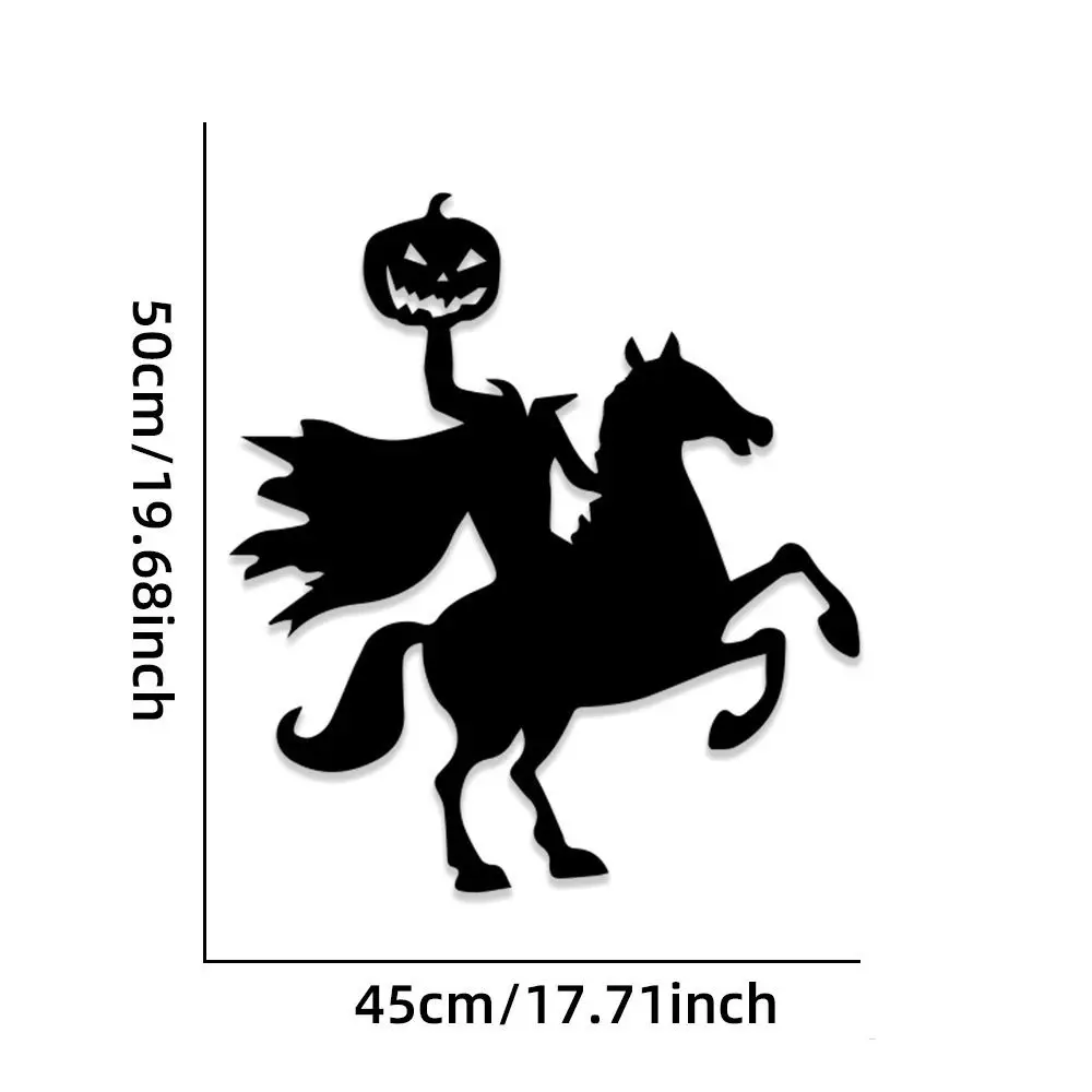 الجمجمة اليقطين هالوين الجمجمة ورأى ملصقات الشياطين مخيف شبح ملصقات جدار القابلة للإزالة هالوين خلفية صائق ديكور المنزل