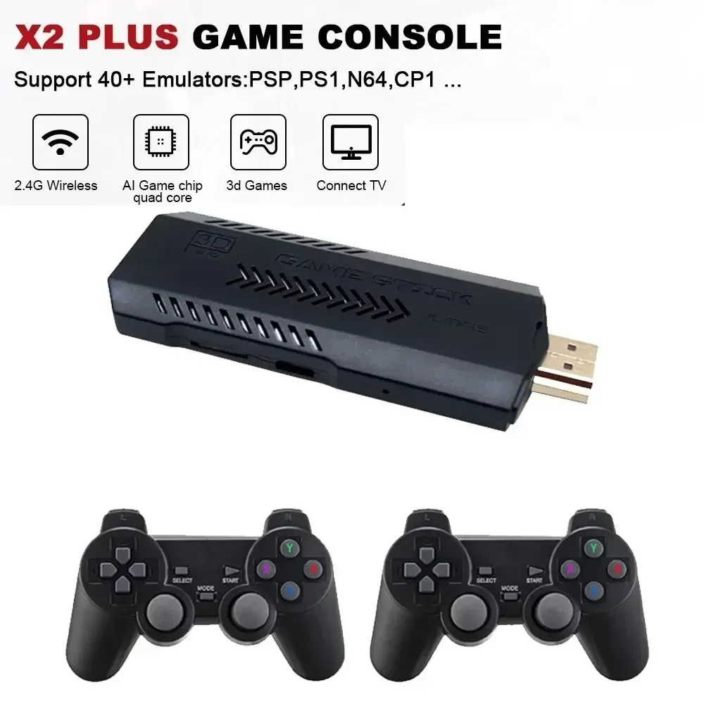 Get Ready for Endless Fun with X2 Plus Retro Video Game Console with 64GB 128GB 256GB Memory  game console video games