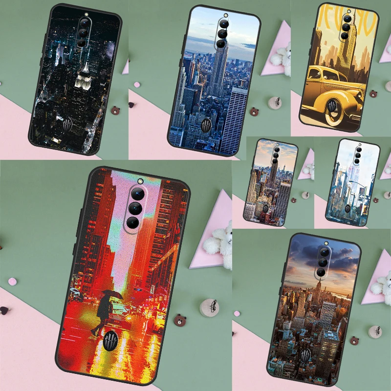 Чехол New York City для ZTE Nubia RedMagic 11 9 8 10 Pro Plus 8S 9S 10S Pro 5G 5S 6 7 6S 7S Pro 10 Air