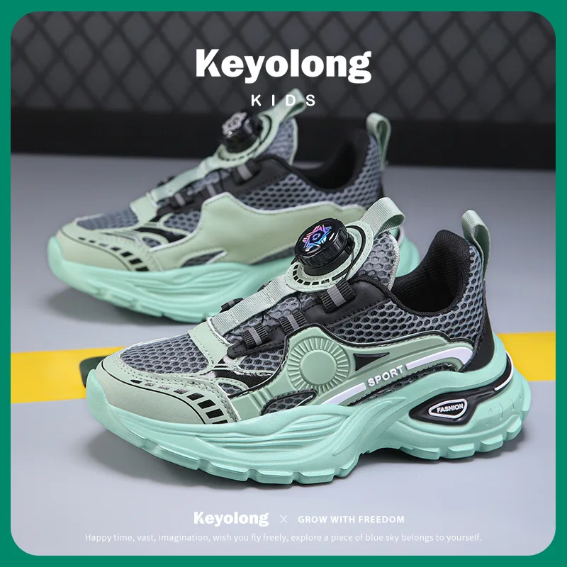 

Children's sports shoes boys' shoes in summer 2024 new mesh breathable daddy Datong boys' net shoes in summer.