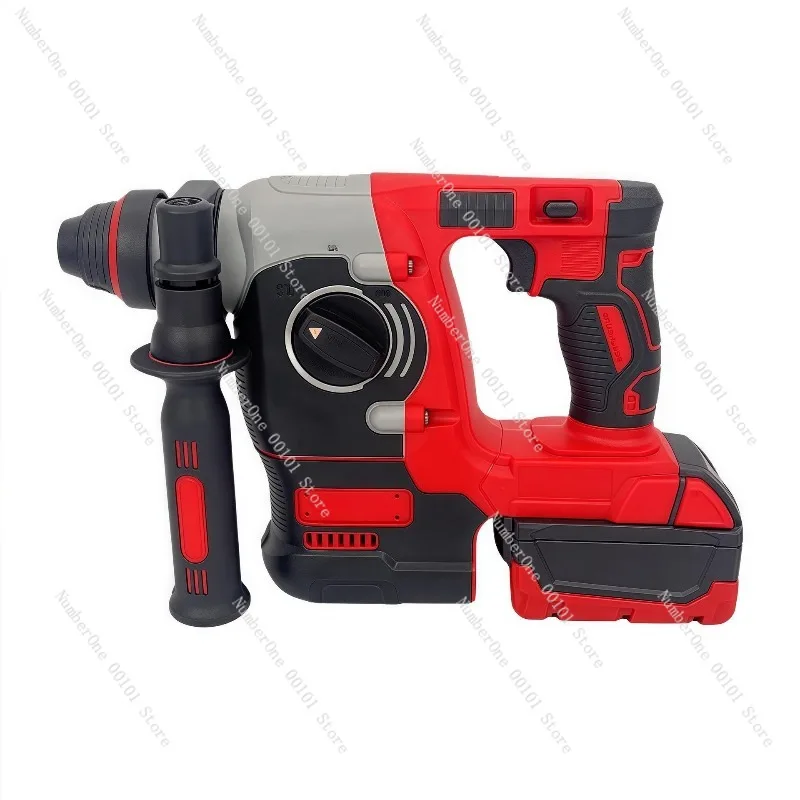 Heavy Duty 4 Piece Cordless Power Tool Combo Kit Lithium Battery Electric Drill Rotary Hammer Angle Grinder Impact Wrench