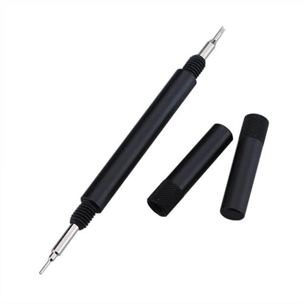 

Watch Band Spring Bar Remover 13cm Black Plastic Steel Double Tip Link Remover Pin Pusher Repair Tool Watch Accessories