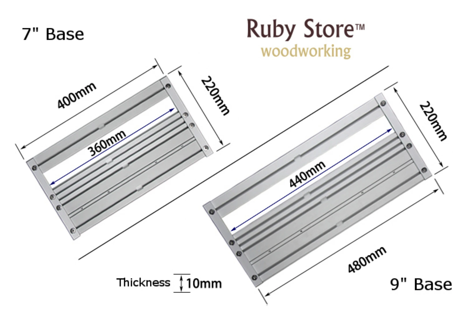 W-new 2x1.4m Guide Rails Tracks + Universal Base for Circular Saw, Track Saw, Plunge Saw, Woodworking