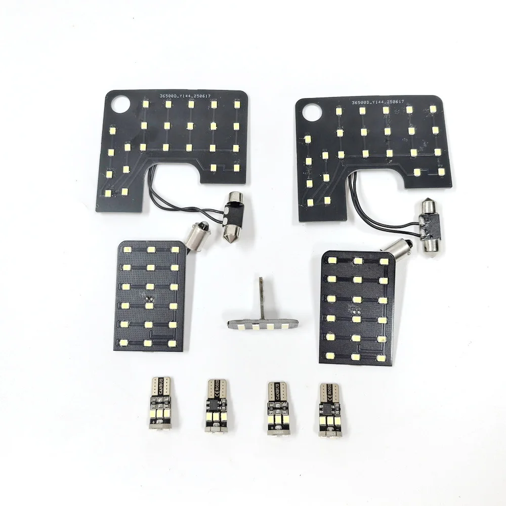 

July King Car Interior Reading Lights Compatible For Nissan Caravan NV350 E26 GX, 9 pcs 6000K LED Indoor Dome Map Light