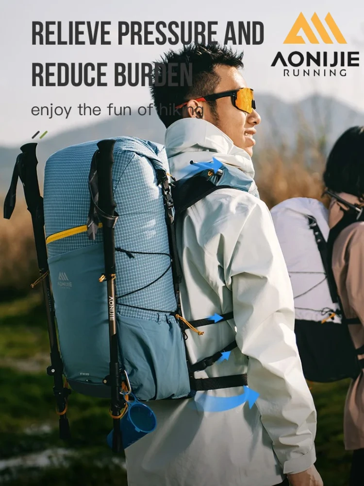 AliExpress AONIJIE 30L Ultralight Hiking Backpack Men Women Large Capacity for Trail Running Camping Picnic Travel Cycling Daypack FH2530