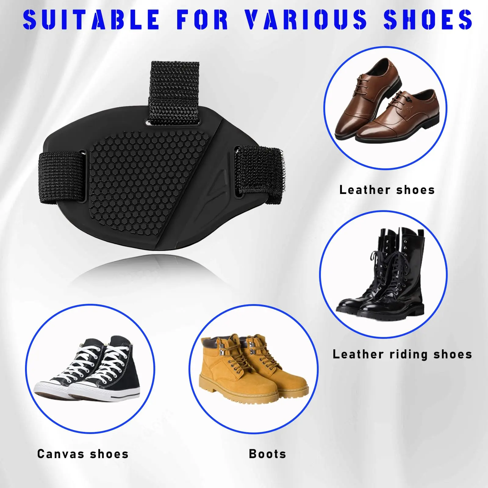 Protetor de Calçado para Troca de Marchas de Motocicleta à Prova de Poeira, Acessório para Botas de Motocross Masculinas