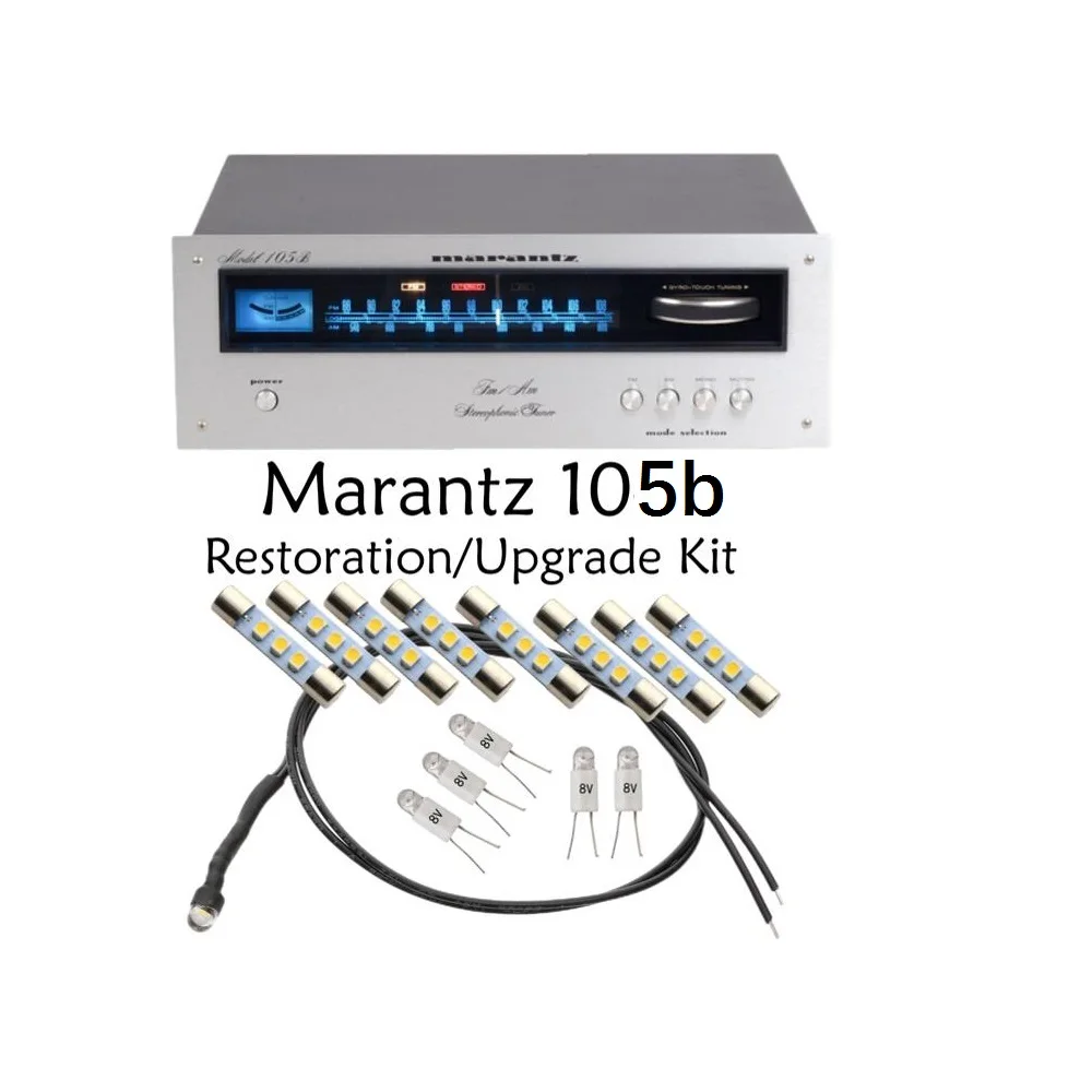 Tecolampe AC8V LED Lamp Kits For Marantz 104 105b 110 112 125 150