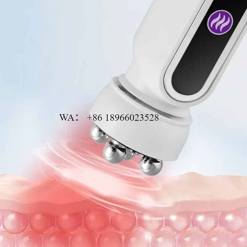 WMWMNU 360 Degree Rotation Roll Ball EMS Microcurrent Facial Massager for Face Care Beauty Tool