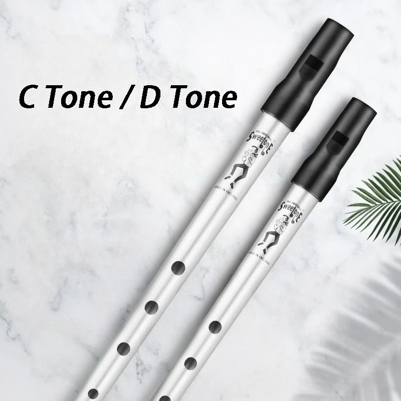 

Cute Irish Whistle D/C Key Tin Whistle 6 Hole Vertical Flute Professional Dizi Adults Colorful Irish Flute Musical Instrument