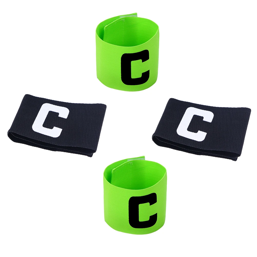 

4 Pcs Football Armband Captain Soccer Accessory Kids Youth Captains Bands Accessories