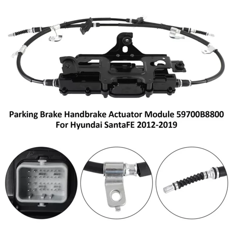 Actionneur de frein à main de stationnement automobile Assy Brake, Tech pour Hyundai Santa FE, 59700-B8800, 59700B8800, 2012-2019