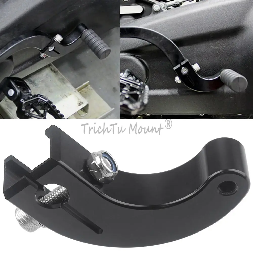 Motorcycle Heel Toe Shift Lever Shifter Foot Pegs Accessories For Harley Softail 2018-2024 Mid Controls Aluminium Alloy Black