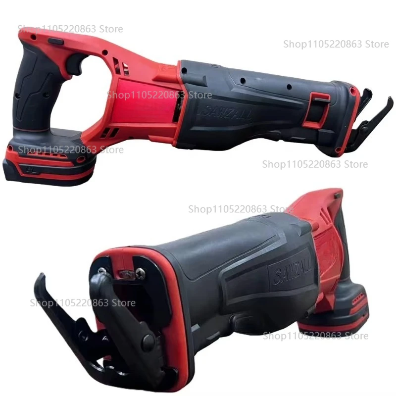 High Power 18V Brushless Lithium Reciprocating Saw Rechargeable Electric Outdoor Handheld Multifunctional Wood Cutting Saw