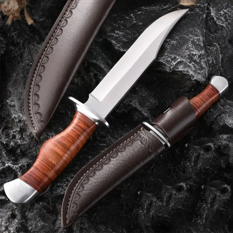 Outdoor Camping High Hardness Outdoor Knife Outdoor Fishing Portable Straight Knife