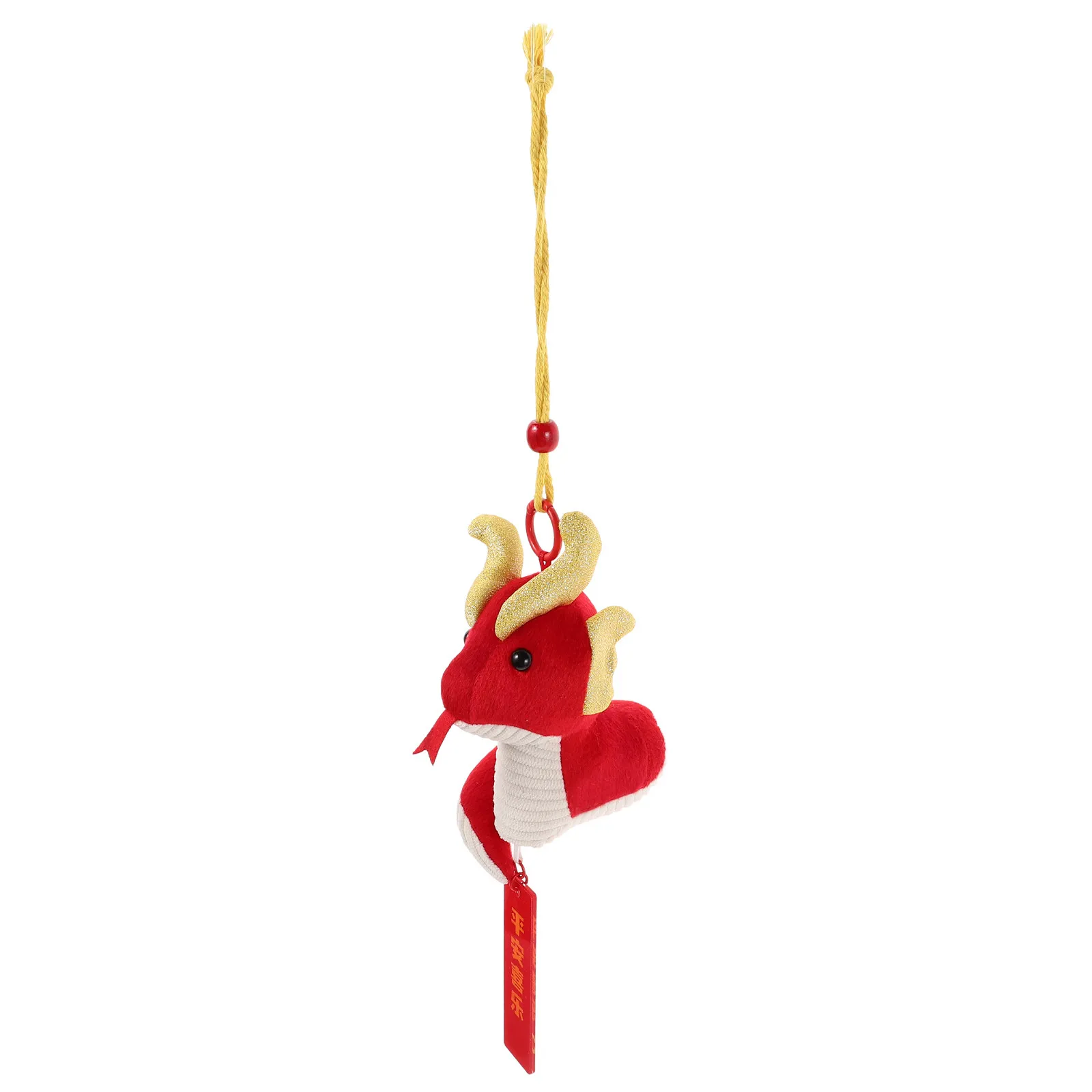 Dragon Transformed Snake Car Hanging Ornament Fragrant Sachet Pendant Chinese New Year 2025 Zodiac Decor for Auto Interior Air