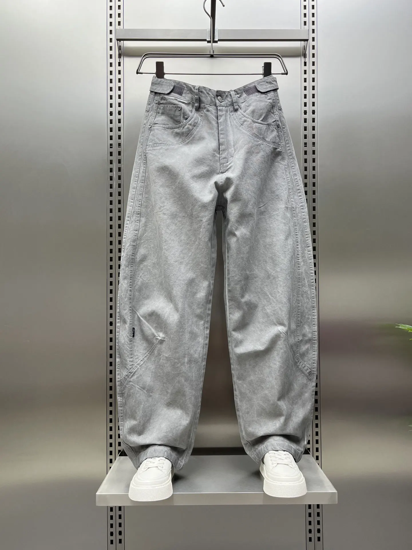 

Fall New Design Straight Leg Casual Pants Men Loose Large Size Wide Leg Pants Trendy American Straight Knife Pants