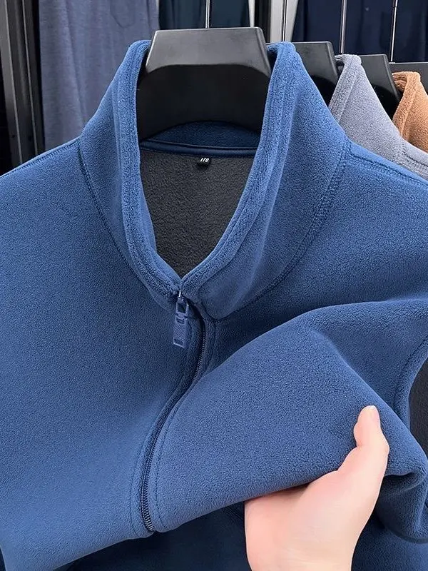 

Осень-зима Thiened Fce двусторонний жилет Fce мужской теплый открытый кардиган с воротником-стойкой Svel Jaet