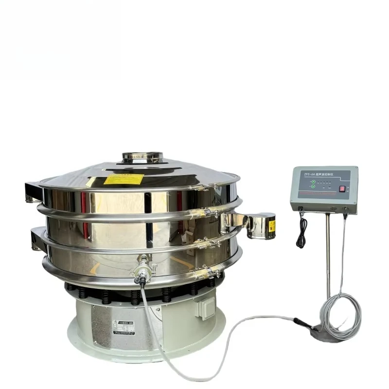 Supersonic Rotary Vibrating Sieve Calcium Carbonate Sesame Hemp Seed Active Calcium Food Liquid Commercial OEM Customized
