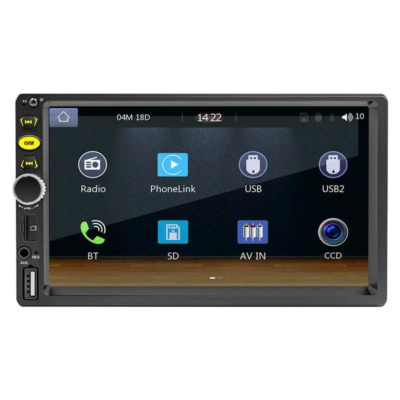 

Car Stereo Media Receiver Hands Free Calling And Music Streaming Backup Camera Input USB Playback Charging Support FM AM