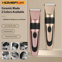 HOMEFISH Electric Hair Trimmer Shaver Professional Rechargeable Shavers Barber hair Cutting Machine