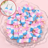3/8/14pcs Blue White Pink Ice Stick Shaped Pendant,DIY Necklace Earrings,Christmas Valentine's Day Thanksgiving Gift Accessories