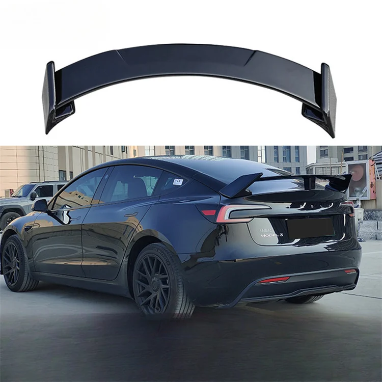 for Veidt Suitable for 2023 Tesla Model 3 Spoiler Model 3 Modified CMST Style Rear Spoiler Wind Deflector