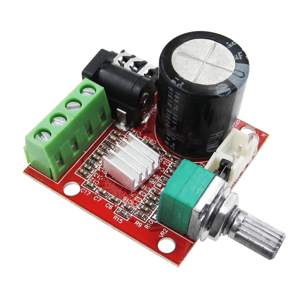 5 шт. 12 В мини Hi-Fi PAM8610 аудио стерео усилитель плата 2X10 Вт двухканальный