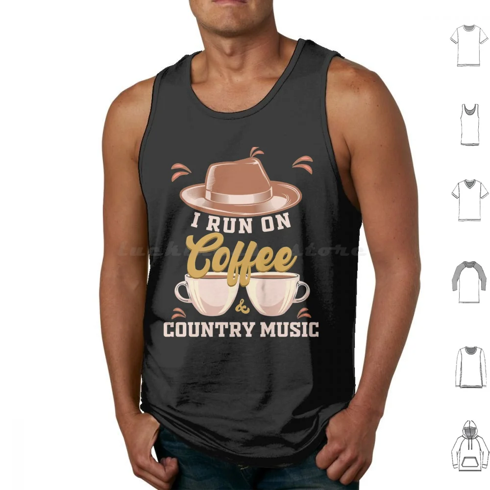Bebedero de café Cafephile vaquero país canciones Fans músico camisetas sin mangas chaleco sin mangas país Eric Iglesia país música Luke
