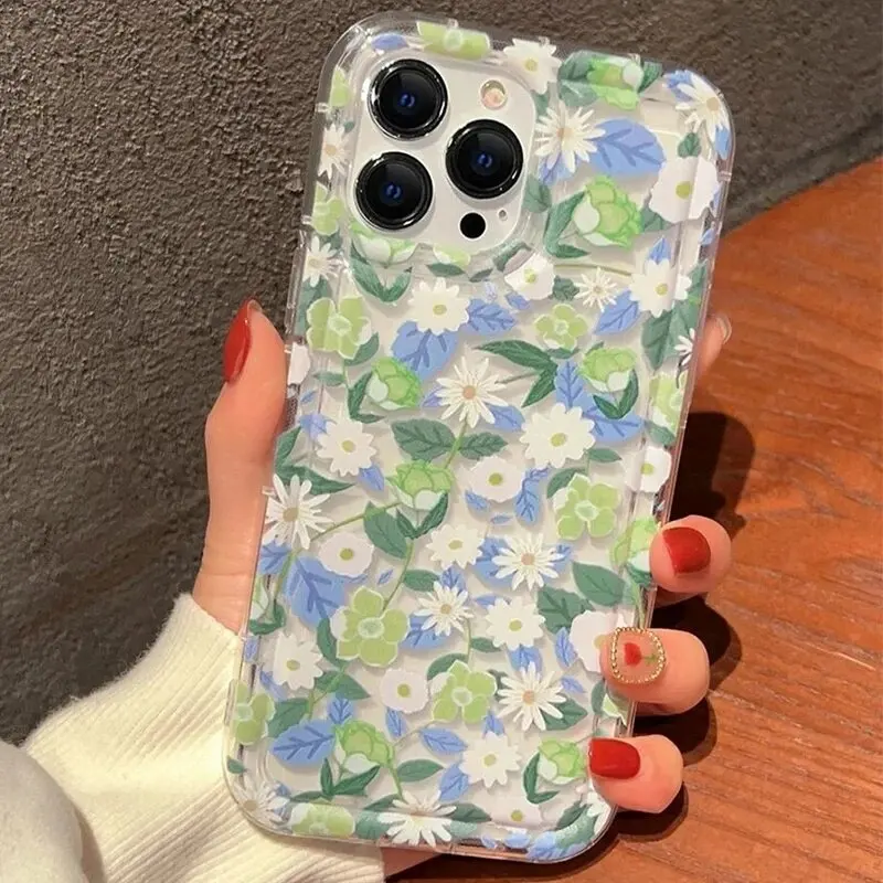 Chrysanthemum Flowers Case for Samsung Galaxy A55 5G A54 A14 A34 A35 A23 A24 A53 A52 A05 A05S S21 S23 S20 FE S22 Plus S24 Ultra