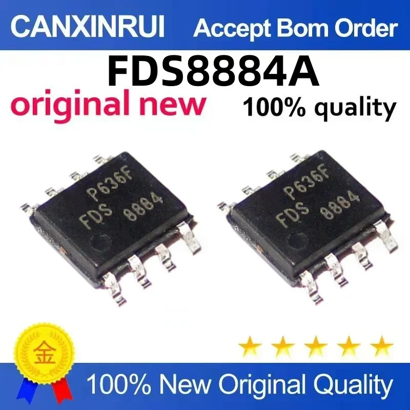 

(5-100 pieces) Brand new FDS8884A 8884A SOP-8 in stock